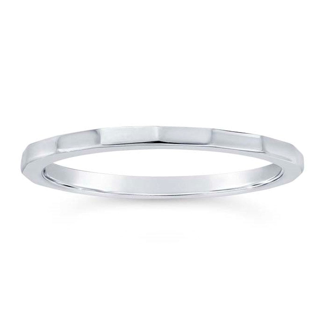 Stackable Hammered Rings