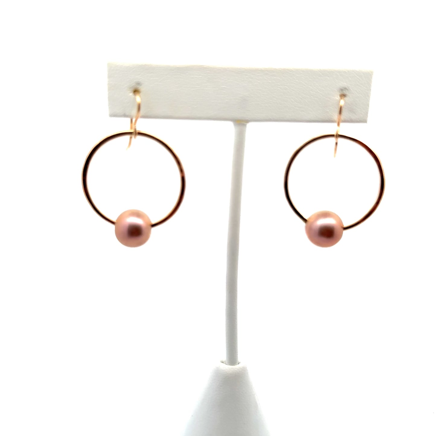 Josie Edison Pearl Hoop Earrings