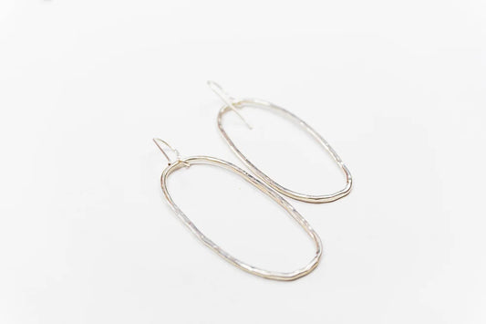 Oval Hoop Earrings