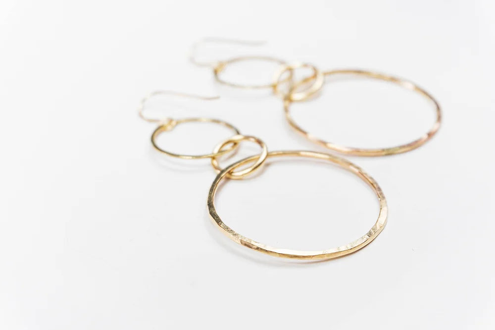 The Stacked Hoop Earrings