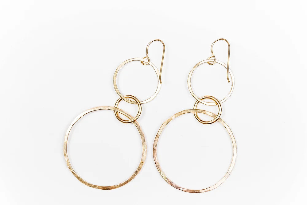 The Stacked Hoop Earrings