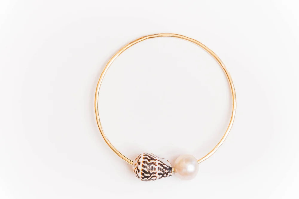 Mosomi Bangle Pu'pu Momi Bangle – Little Sea Gypsy Jewelry